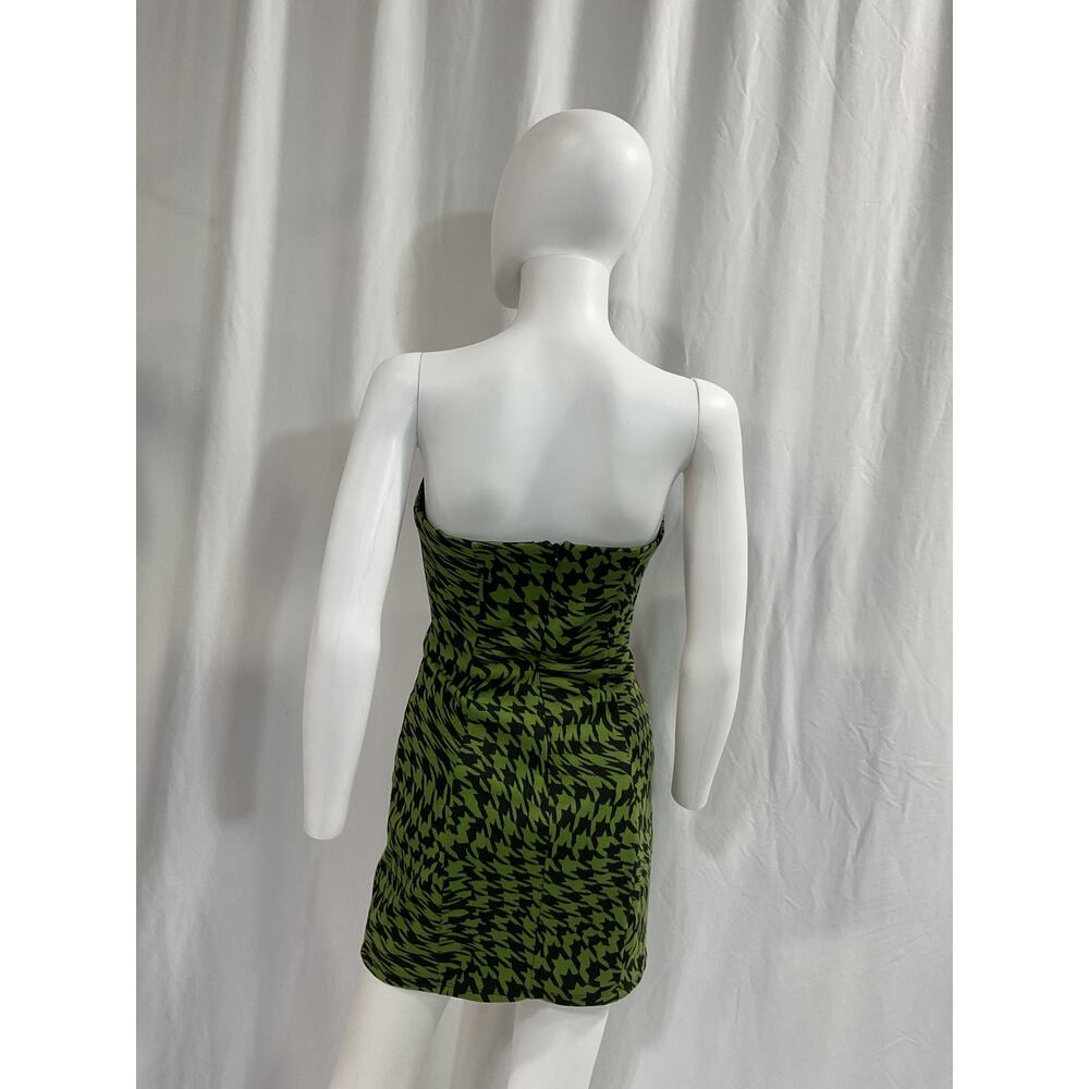 Camila Coelho 'Rayna' Green V Cut Out Mini Dress Size S - Picture 3 of 5